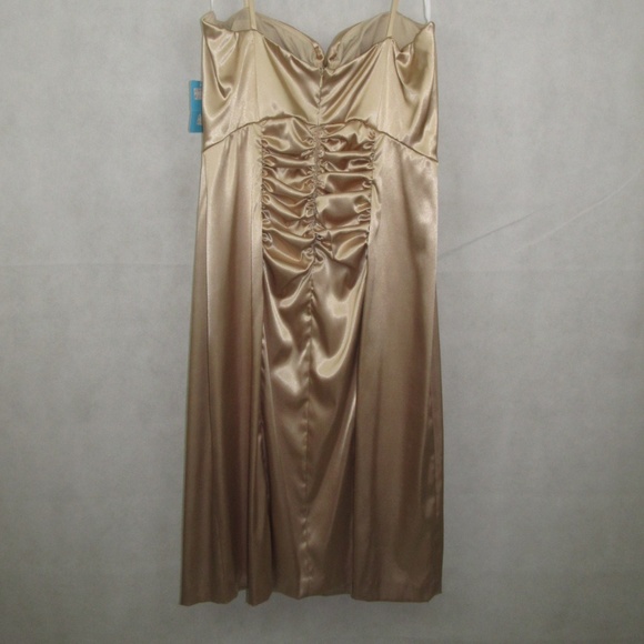 Betsy & Adam Dress Size 14 Cream Strap Made in USA - Picture 5 of 7